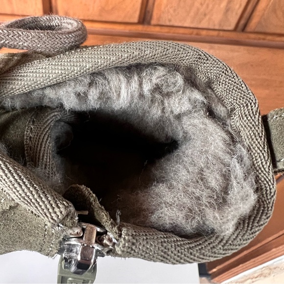 NEW! Neumel II Boots Army Green Size 12 Toddler - Picture 8 of 8